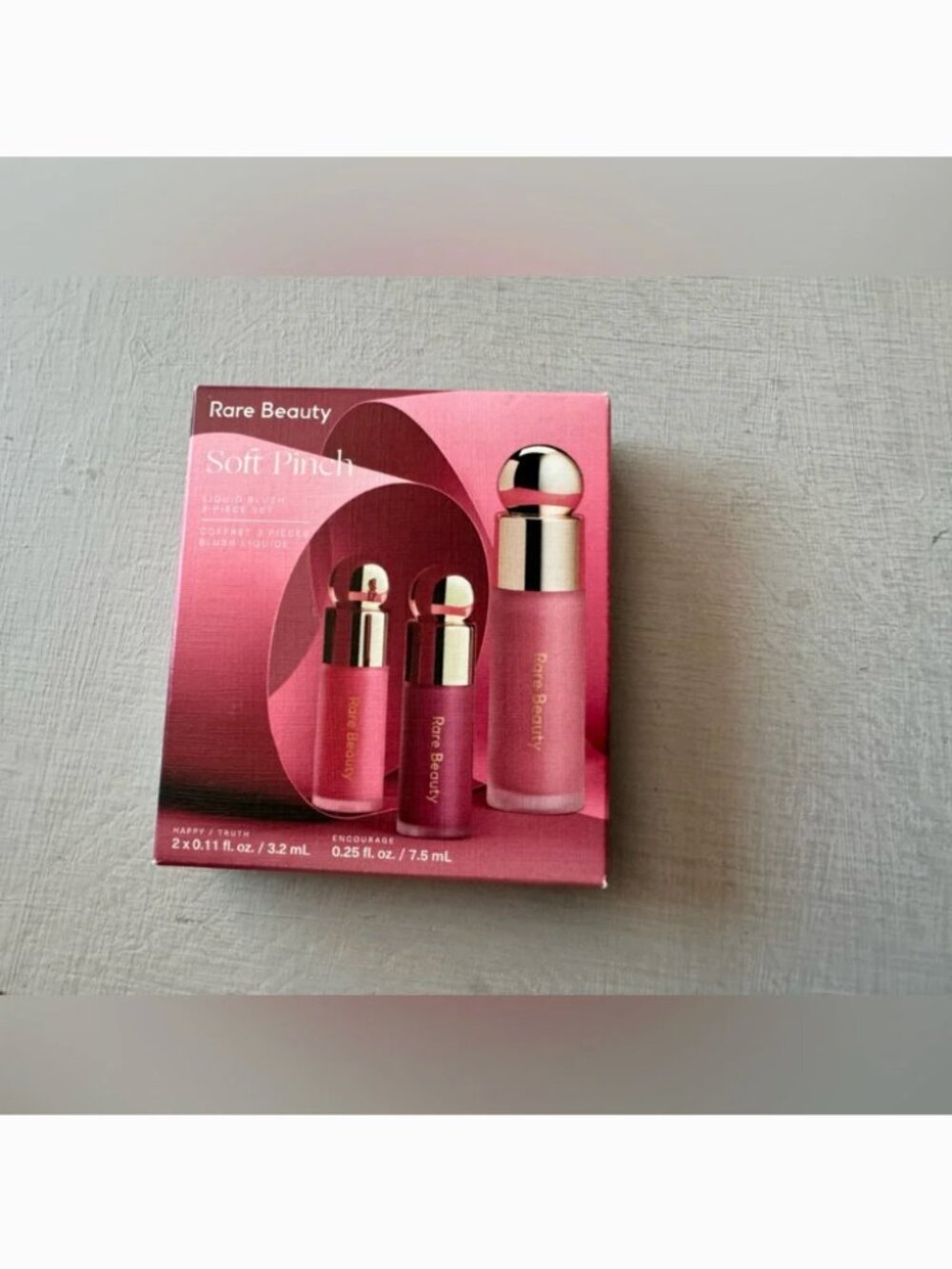 NWT Rare Beauty By Selena Gomez Soft Pinch Liquid Blush Trio 3-Piece